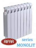 Радиатор биметаллический RIFAR МONOLIT (боковое подключение) 500/14 секций с доставкой в Самару