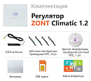 ZONT Climatic 1.2 Погодозависимый автоматический GSM / Wi-Fi регулятор (1 ГВС + 2 прямых/смесительных) с доставкой в Самару