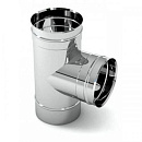 Тройник одностенный дымоходный 90 градусов D-140 мм из нержавеющей стали Прок с доставкой в Самару